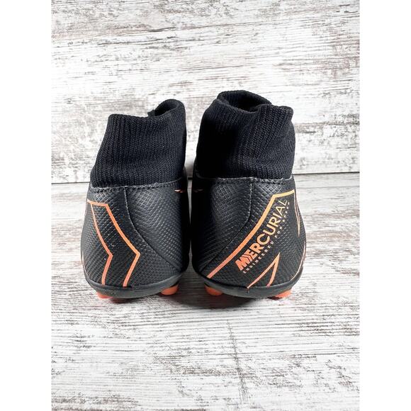 Men's Nike Superfly 6 Elite ACC Flyknit FG Black/Orange Soccer Cleats Sz 7 - Picture 5 of 9